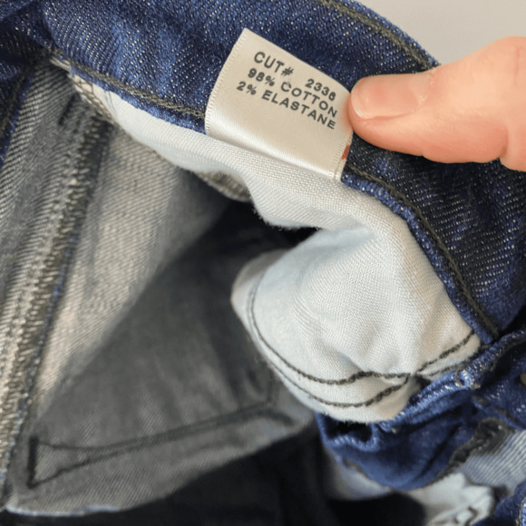 J Brand Suzuki Motorcycle Jeans Stinson Low Rise Skinny Jean Dark‎ Wash Size 26 - Picture 13 of 13